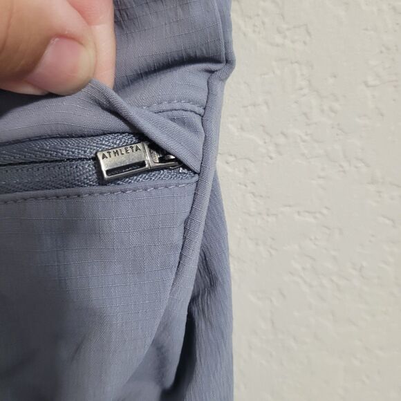 Athleta size 20 Windbreaker Pants elastic waist drawstring pockets stretch - Picture 3 of 10